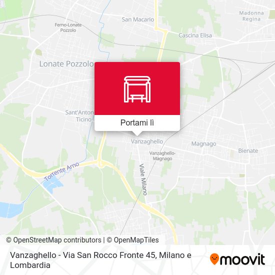 Mappa Vanzaghello -  Via San Rocco Fronte 45