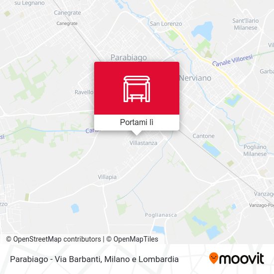 Mappa Parabiago -  Via Barbanti