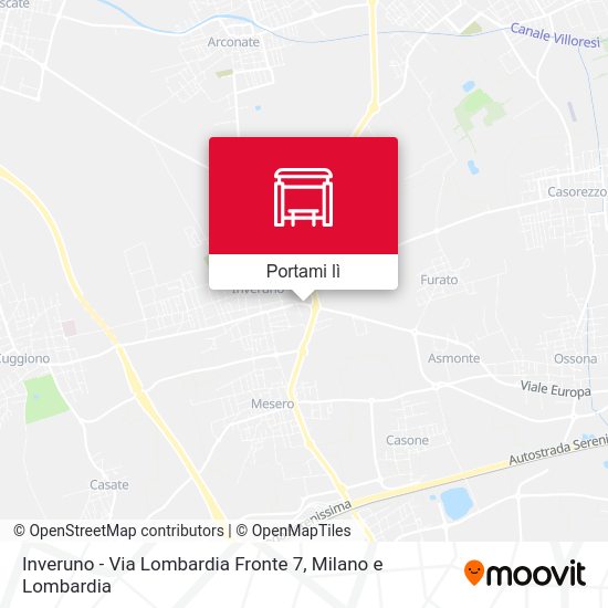 Mappa Inveruno -  Via Lombardia Fronte 7