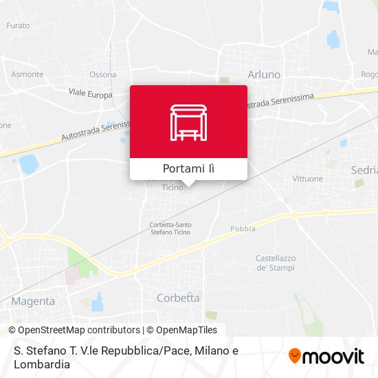 Mappa S. Stefano T. V.le Repubblica / Pace