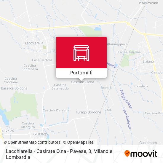 Mappa Lacchiarella - Casirate O.na - Pavese, 3