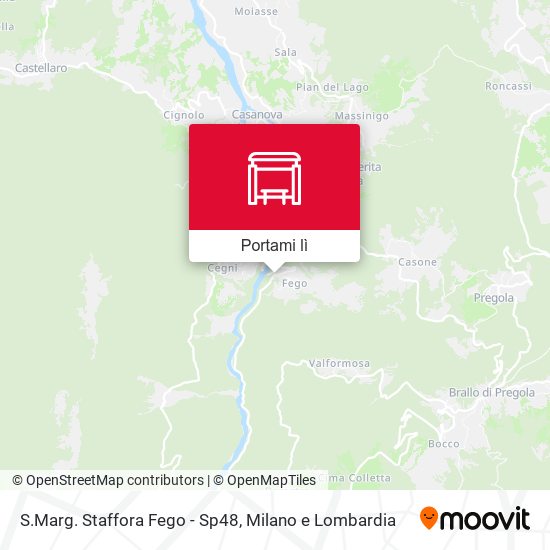 Mappa S.Marg. Staffora Fego - Sp48