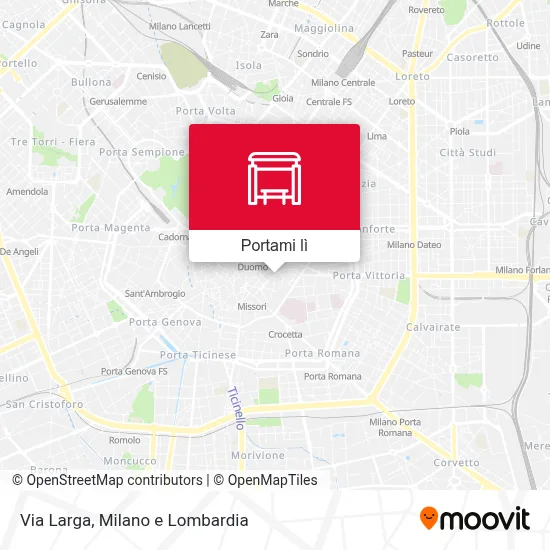 Mappa Via Larga