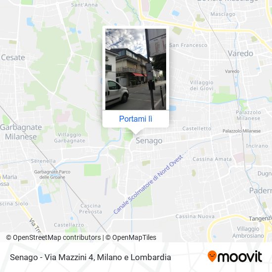 Mappa Senago - Via Mazzini 4