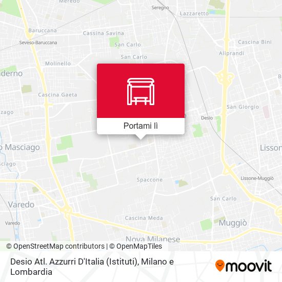 Mappa Desio Atl. Azzurri D'Italia (Istituti)