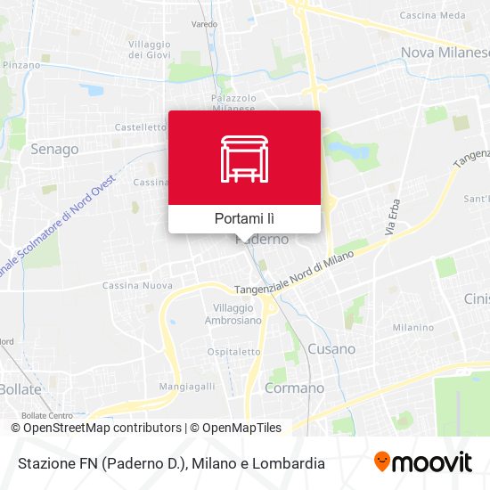 Mappa Stazione FN (Paderno D.)