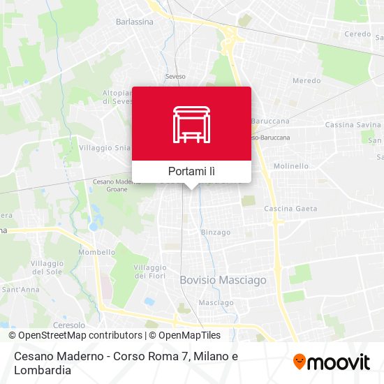 Mappa Cesano Maderno - Corso Roma 7