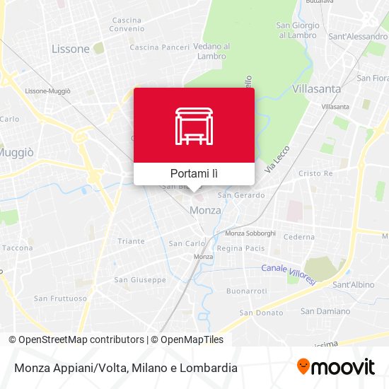 Come arrivare a Monza Appiani/Volta con Bus, Treno o Metro?