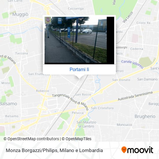 Mappa Monza Borgazzi/Philips