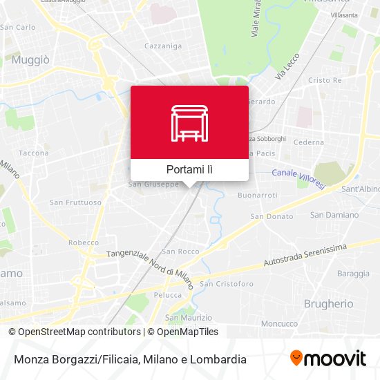 Mappa Monza Borgazzi/Filicaia