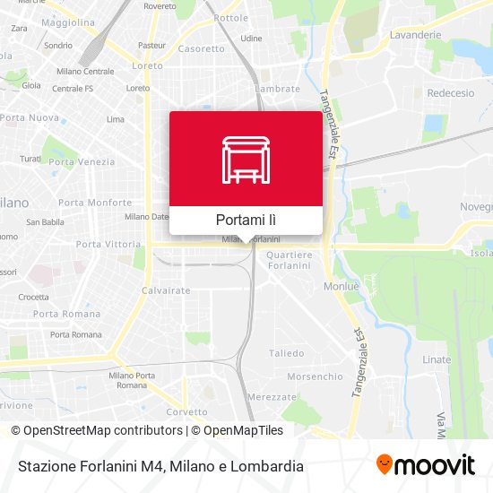 Mappa Stazione Forlanini M4