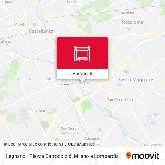 Mappa Legnano - Piazza Carroccio 6