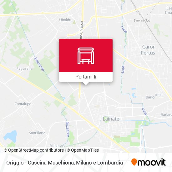 Mappa Origgio - Cascina Muschiona