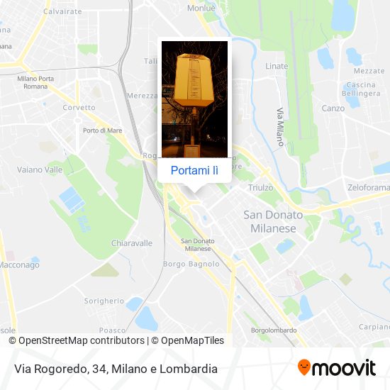 Mappa Via Rogoredo, 34