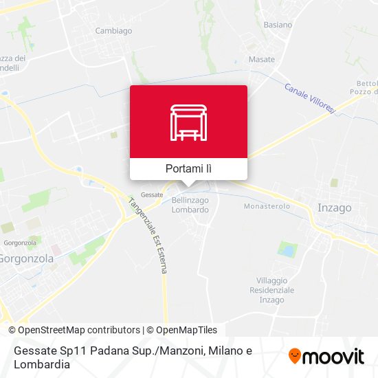 Mappa Gessate Sp11 Padana Sup. / Manzoni