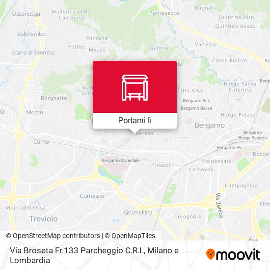 Mappa Via Broseta Fr.133 Parcheggio C.R.I.
