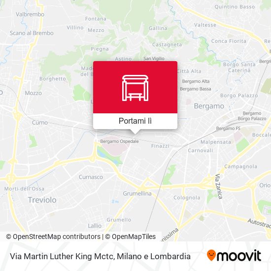 Mappa Via Martin Luther King Mctc