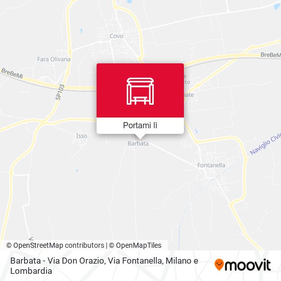 Mappa Barbata - Via Don Orazio, Via Fontanella
