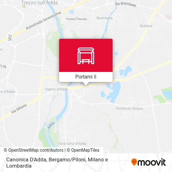 Mappa Canonica D'Adda, Bergamo / Piloni