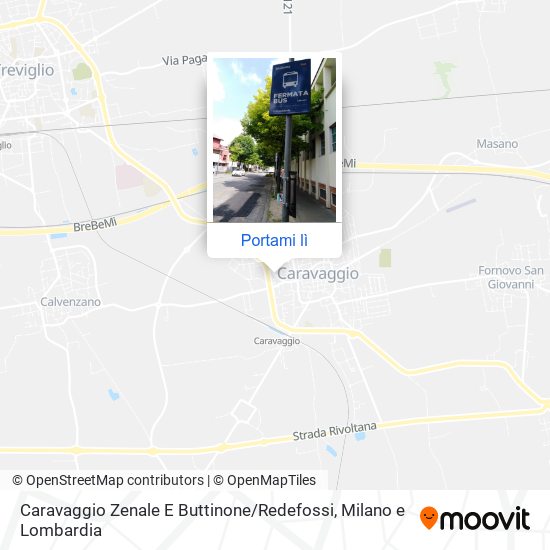 Mappa Caravaggio Zenale E Buttinone / Redefossi