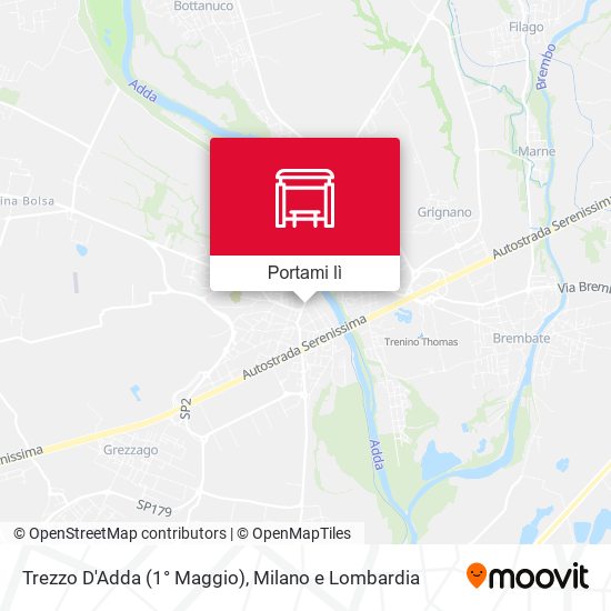 Mappa Trezzo D'Adda (1° Maggio)