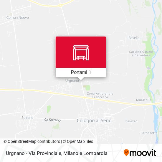 Mappa Urgnano - Via Provinciale