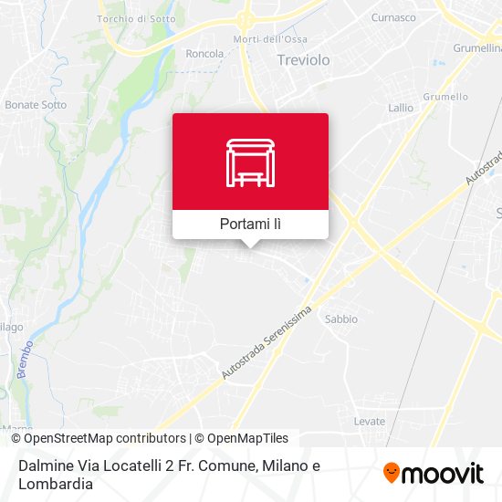 Mappa Dalmine Via Locatelli 2 Fr. Comune