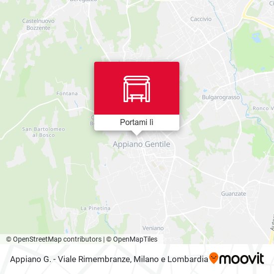Mappa Appiano G. - Viale Rimembranze