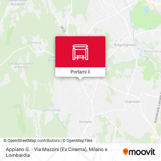 Mappa Appiano G. - Via Mazzini (Ex Cinema)
