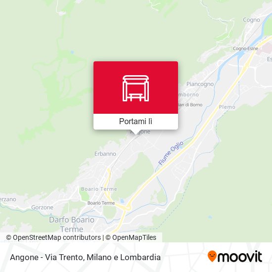 Mappa Angone - Via Trento