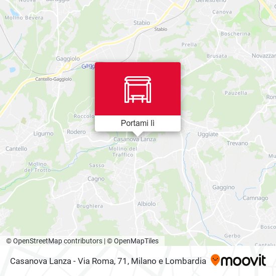 Mappa Casanova Lanza - Via Roma, 71