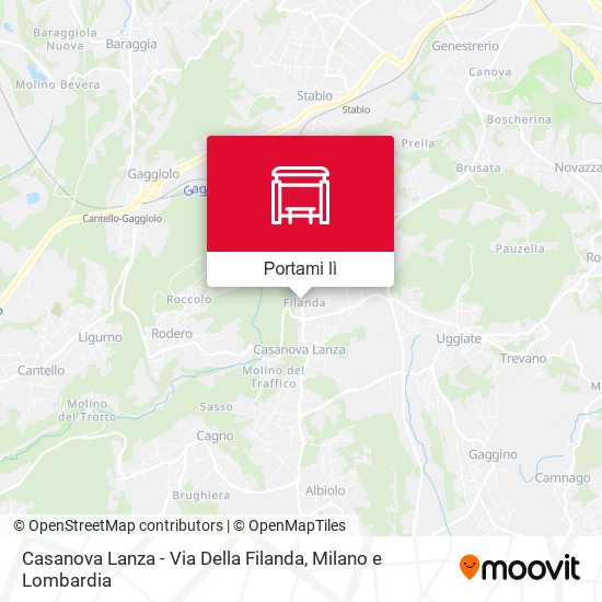 Mappa Casanova Lanza - Via Della Filanda