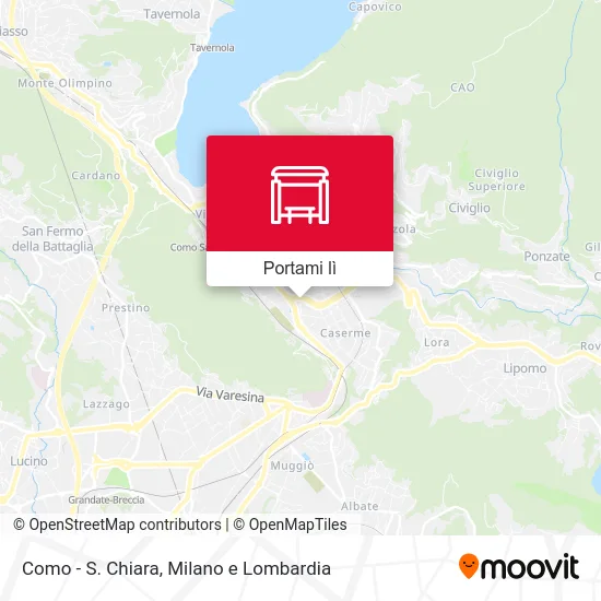 Mappa Como - S. Chiara