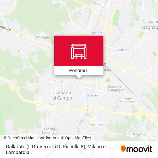 Mappa Gallarate (L.Go Verrotti Di Pianella 8)