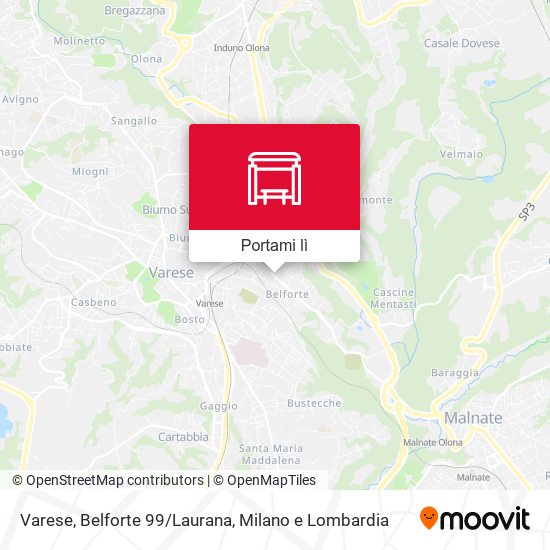 Mappa Varese, Belforte 99/Laurana