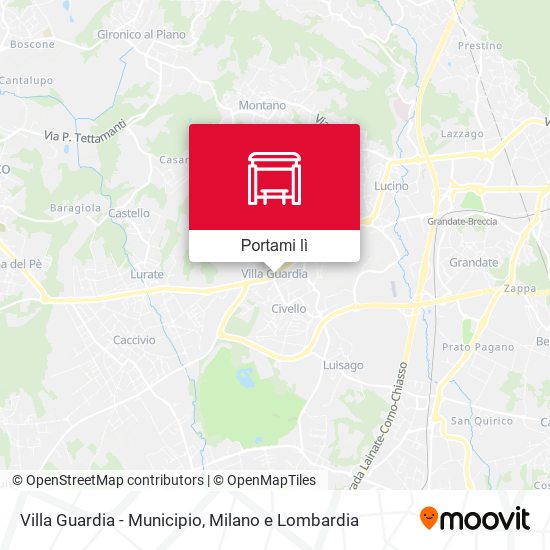Mappa Villa Guardia - Municipio