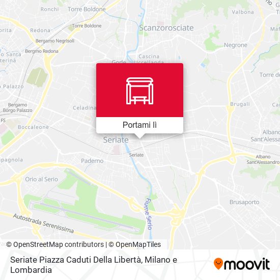 Mappa Seriate Piazza Caduti Della Libertà