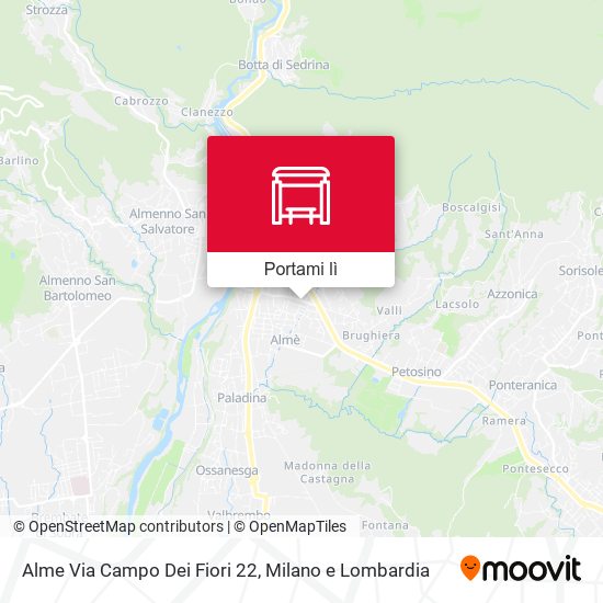 Mappa Alme Via Campo Dei Fiori 22