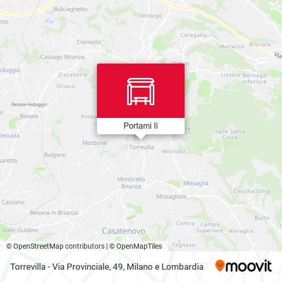 Mappa Torrevilla - Via Provinciale, 49