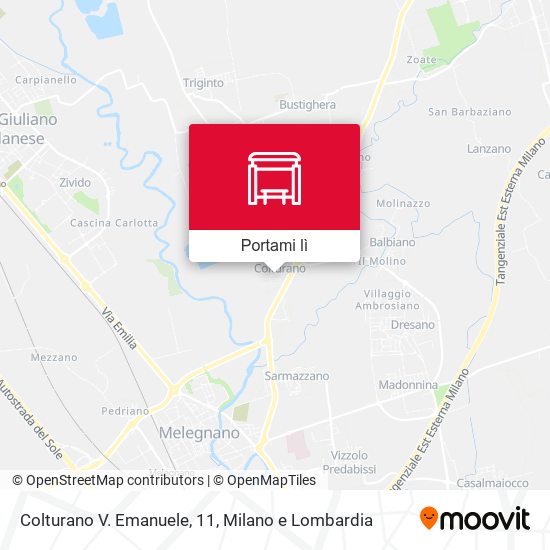 Mappa Colturano V. Emanuele, 11