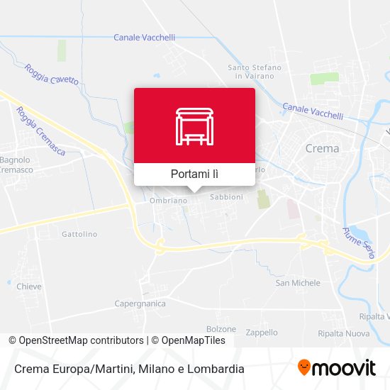 Mappa Crema Europa/Martini
