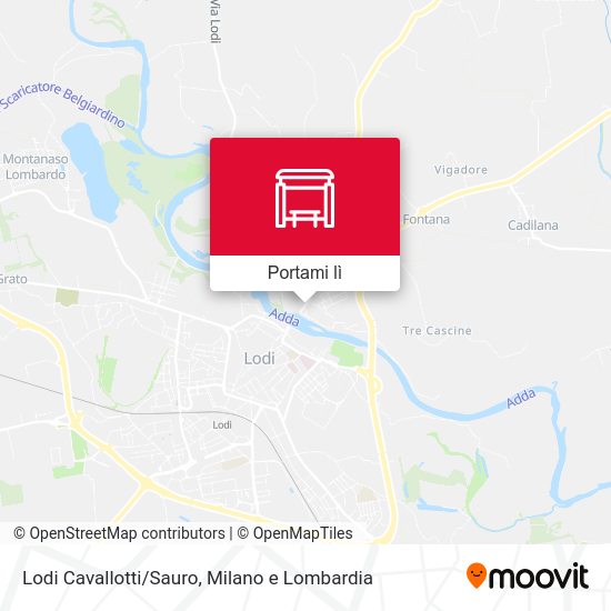 Mappa Lodi Cavallotti/Sauro