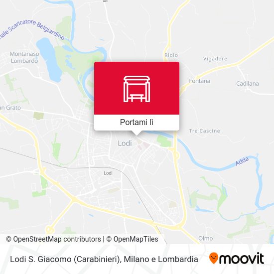 Mappa Lodi S. Giacomo (Carabinieri)
