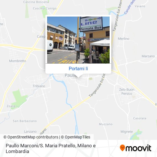 Mappa Paullo Marconi / S. Maria Pratello