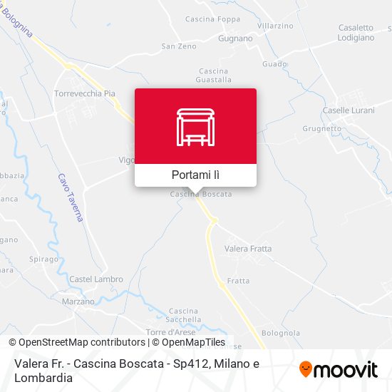 Mappa Valera Fr. - Cascina Boscata - Sp412