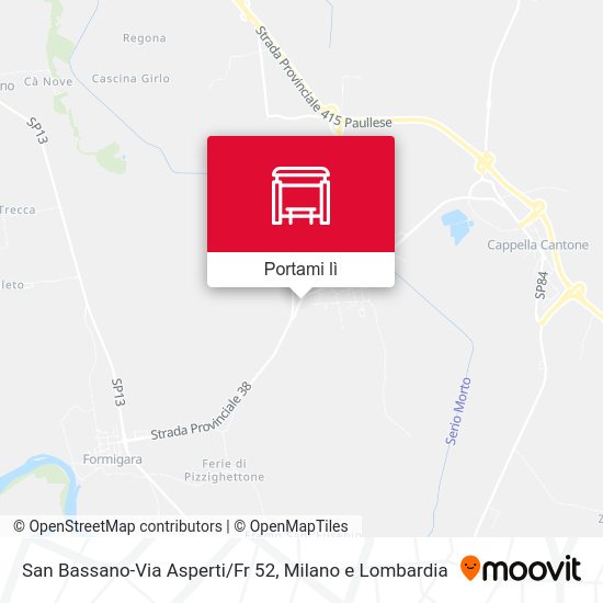 Mappa San Bassano-Via Asperti/Fr 52