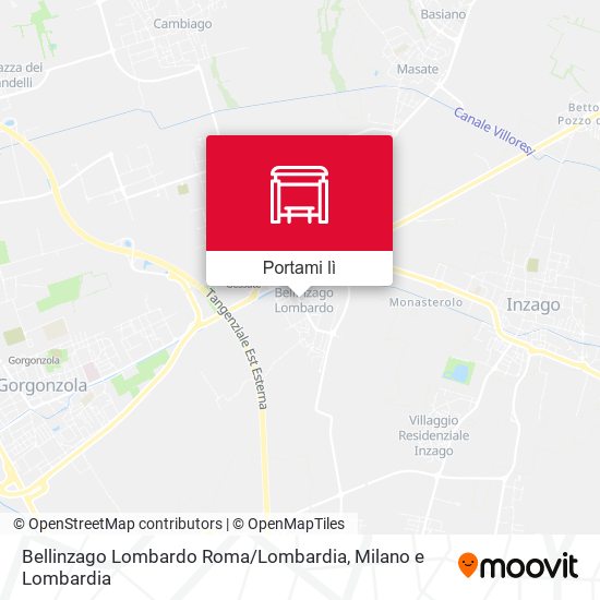 Mappa Bellinzago Lombardo Roma / Lombardia