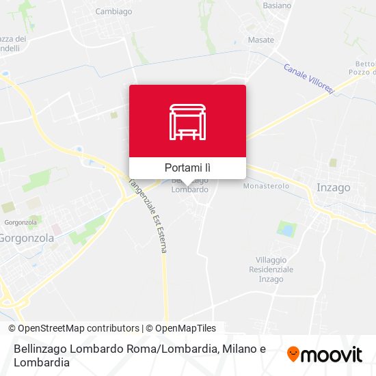Mappa Bellinzago Lombardo Roma / Lombardia