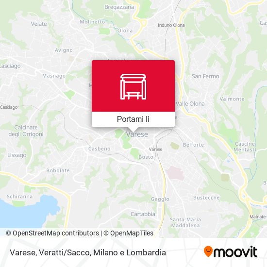 Mappa Varese, Veratti/Sacco