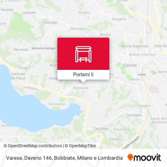 Mappa Varese, Daverio 146, Bobbiate